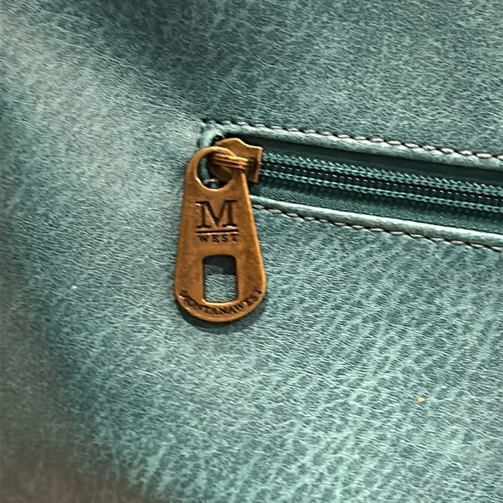 Montana West blue and brown hobo shoulder bag